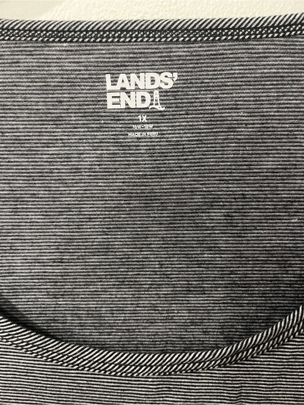 NWOT Lot of 3 Lands' End Side-Ruch Short Elbow Sleeve Tees Size 1X - Picture 10 of 14